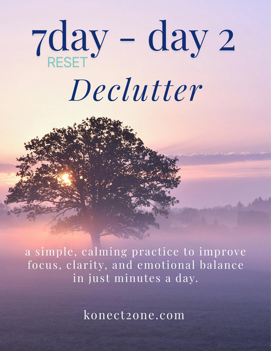 7 day Reset — day 2 Declutter