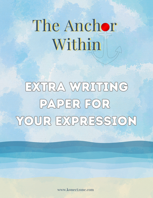 The Anchor Within: Extra Writing Paper For  Your Expression